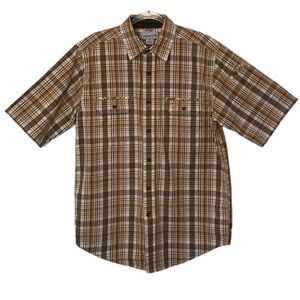 Carhartt Plaid Button Up Short Sleeve Shirt